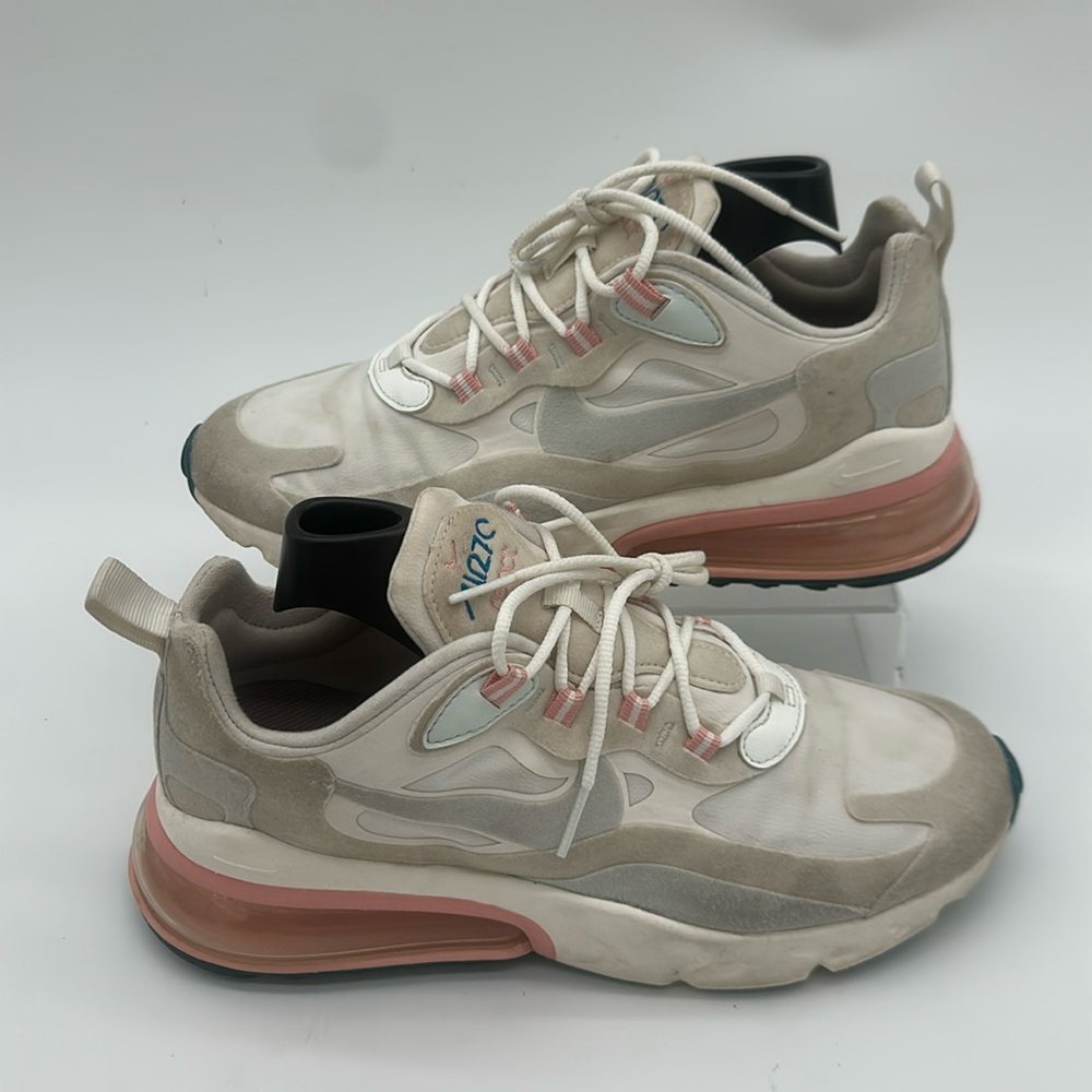 Nike Air Max 270 React American Modern Summit White AO4971-100 Women's Size 8.5